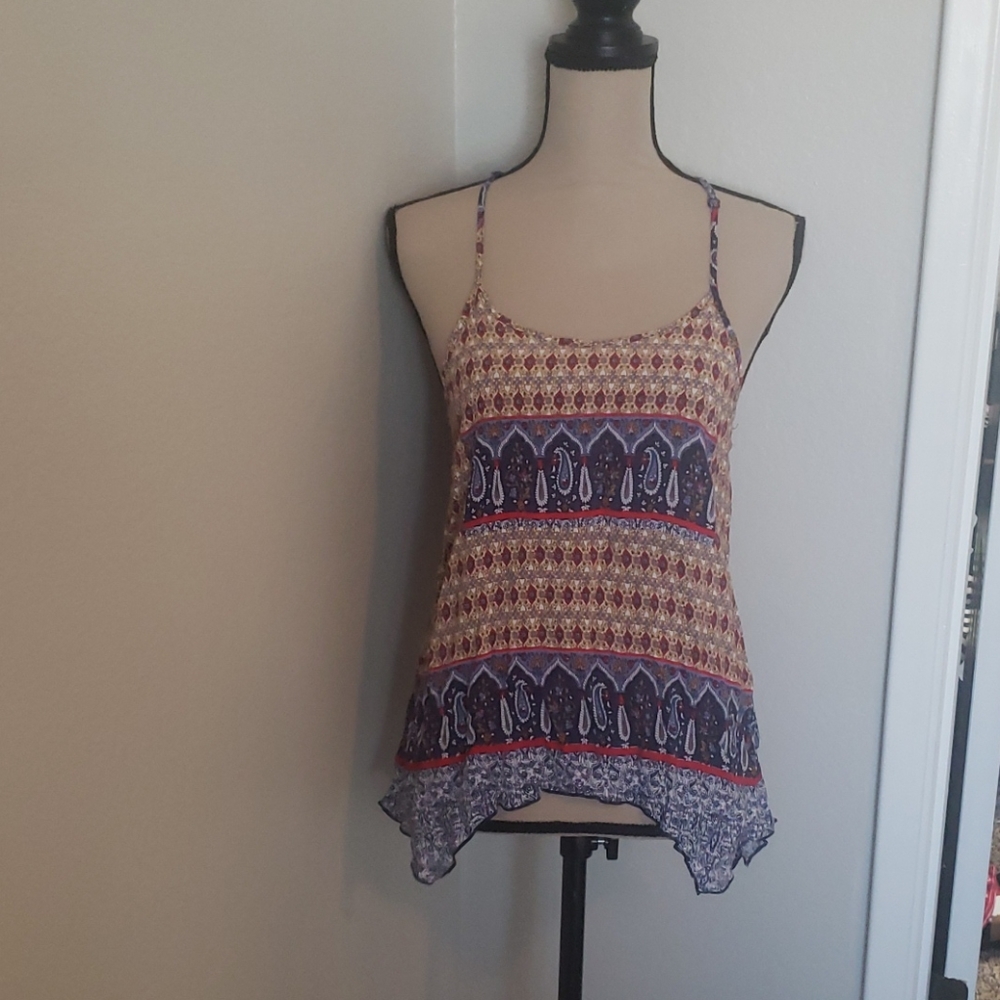 Red white and blue tank top